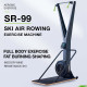 SR-99 SKI Air Rowing Exercise Machine with Floor Stand