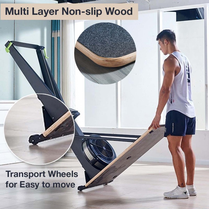 SR-99 SKI Air Rowing Exercise Machine with Floor Stand