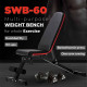 SWB-60 HEAVY DUTY MULTIFUNCTION WEIGHT BENCH / SEATED BENCH