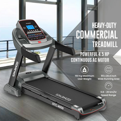 STC-4950 (4.5 HP AC Motor) Heavy Duty Commercial Treadmill