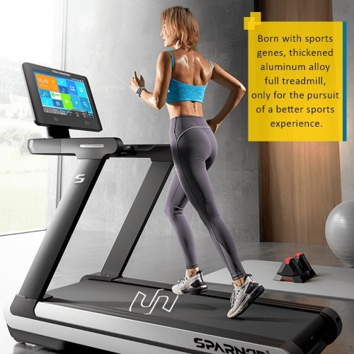 STC-6900 5 Hp Continuous AC Motorized Automatic Walking and Running Treadmill