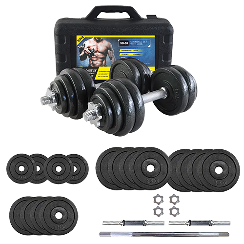 SD-30 DUMBBELL SET WITH CASE SD-30 DUMBBELL SET WITH CASE