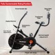 SAB-03_R Upright Air Bike Exercise Cycle for Home Gym