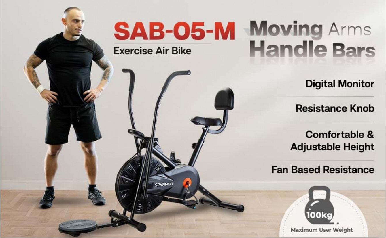 Exercise bikes deals with moving arms