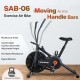 SAB-06_R Upright Air Bike Exercise Cycle for Home Gym