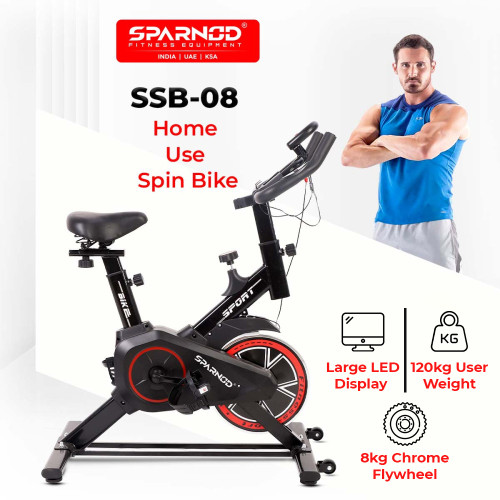 SSB-08 Spin bike 8kgs flywheel with hand pulse SSB-08 Spin bike 8kgs flywheel with hand pulse
