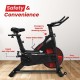 SSB-14 Spin Bike Exercise Cycle for Home Gym with 15 kg Heavy-duty Flywheel