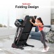 STH-3400 (2 HP DC Motor) foldable Sturdy treadmill with shock absorption