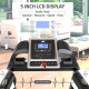 STH-5100 (2.5 HP DC Motor) Dual spring shock absorption Home Treadmill