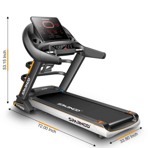 STH-5700_MF 3 Hp Continuous DC Motorized Automatic Walking and Running Treadmill