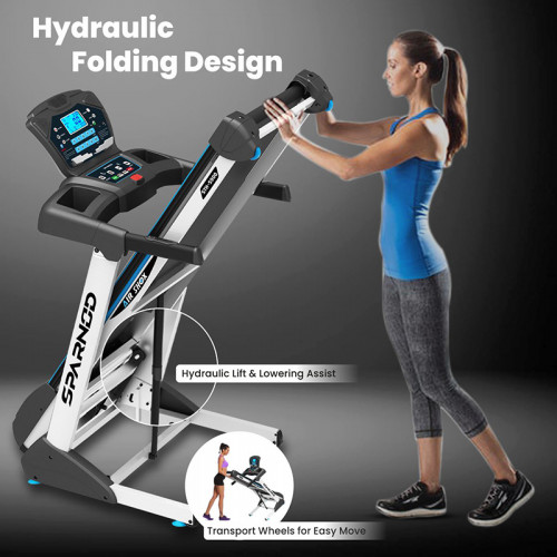 STH-5900 (3 HP DC Motor) Heavy duty home use treadmill with air shocks