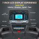STH-6150 (3 HP DC Motor) Heavy duty 7 inch LCD display Treadmill