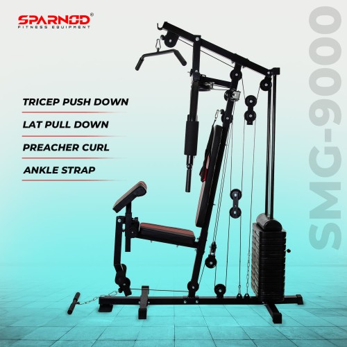 SMG-9000 Multifunctional Heavy-Duty Steel Frame Home Gym Station